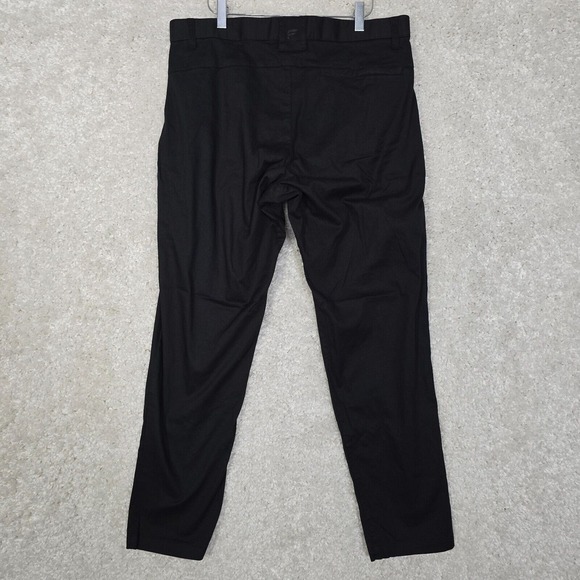 Fabletics The High‎ Size Chinos Mens 34x32 (Fits 34x29) Black Stretch Tapered - Picture 3 of 11